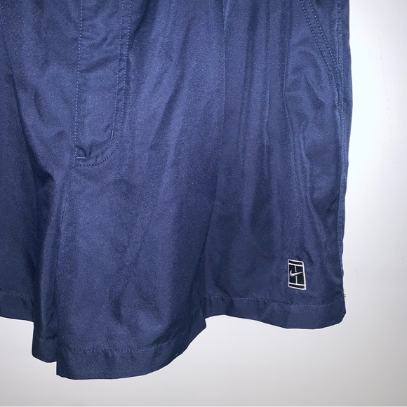 Nike Court Dri-FIT Slam Navy Men's Tennis Shorts Sporty Long Size Extra Large XL - Picture 2 of 7